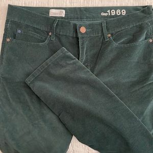 GAP Tropigreen Velvet Legging Jeans